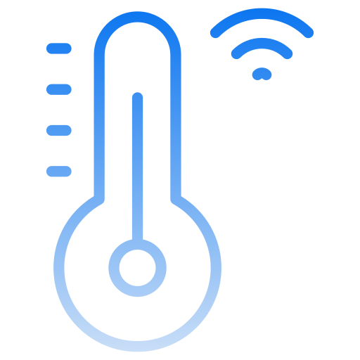 temperatura Generic gradient outline icona