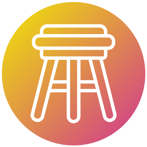 Stool stand Generic gradient fill icon