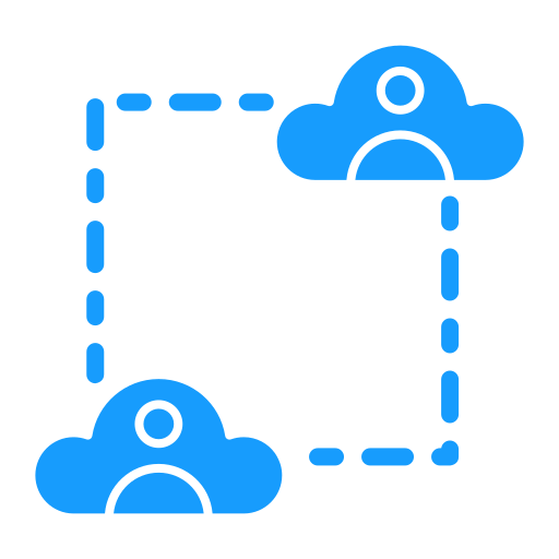 conexión a la nube Generic color fill icono