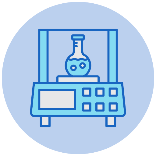 Lab scale Generic color lineal-color icon