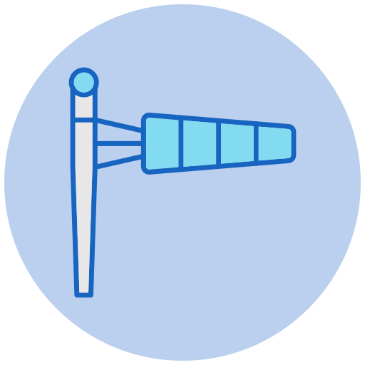 windfahne Generic color lineal-color icon