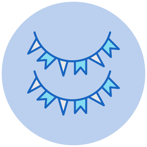 garlands Generic color lineal-color icon