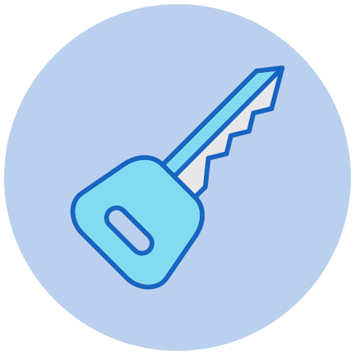 Smart key Generic color lineal-color icon