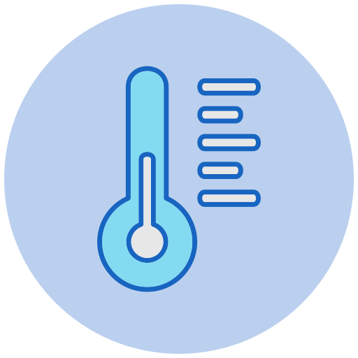 Smart temperature Generic color lineal-color icon