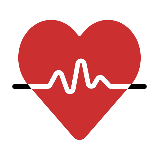 Heart beat Generic color fill icon
