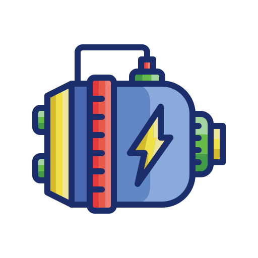 전기 모터 Generic color lineal-color icon