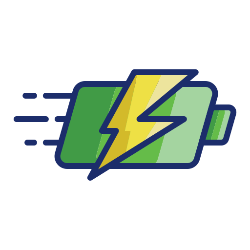 Fast charge Generic color lineal-color icon