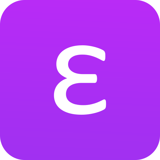 Эпсилон Generic gradient fill иконка