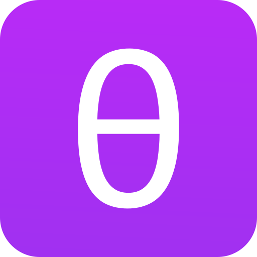 theta Generic gradient fill icono