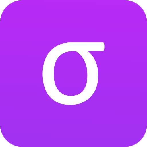 sigma Generic gradient fill icono