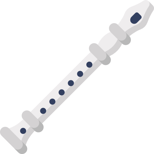 Flute Kawaii Flat icon