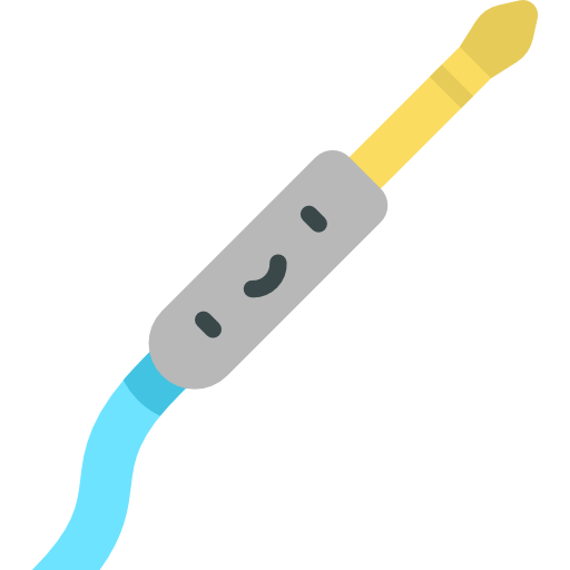 kabel pomocniczy Kawaii Flat ikona