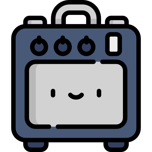 Amplifier Kawaii Lineal color icon