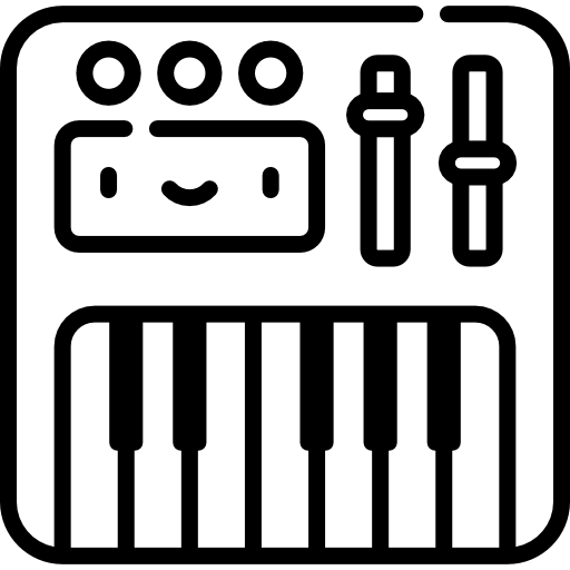 Синтезатор Kawaii Lineal иконка