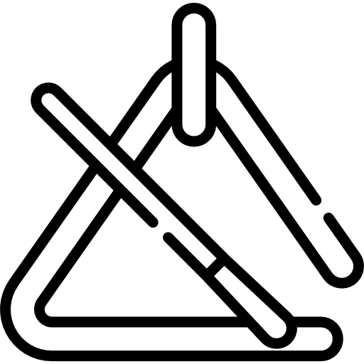 三角形 Kawaii Lineal icon