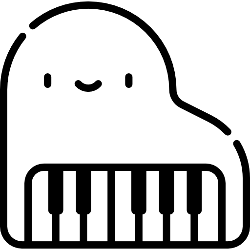 konzertflügel Kawaii Lineal icon
