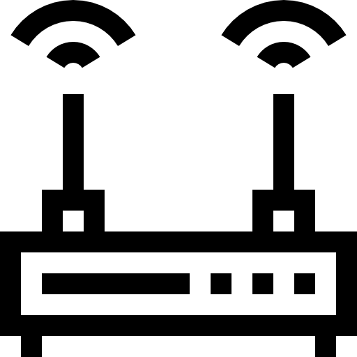 routera Basic Straight Lineal ikona
