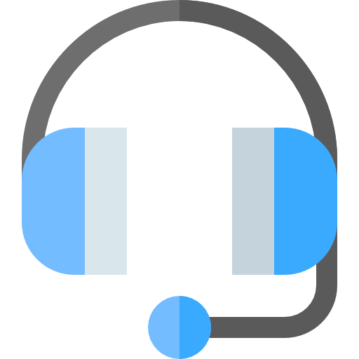 Headphones Basic Straight Flat icon
