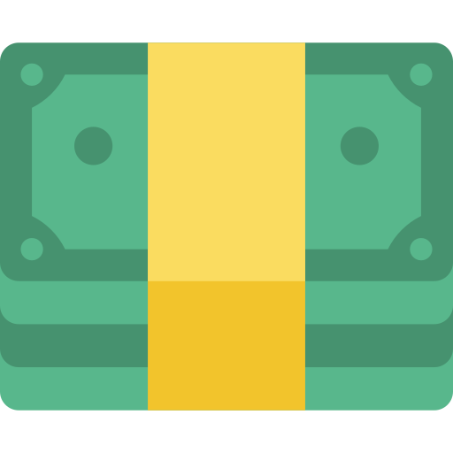 지폐 Kawaii Flat icon