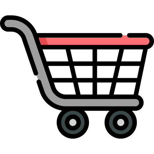ショッピングカート Kawaii Lineal color icon