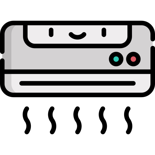 condizionatore Kawaii Lineal color icona