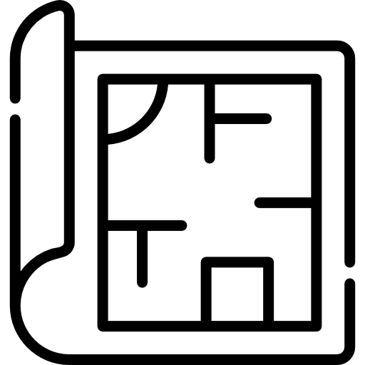 plano Kawaii Lineal icono