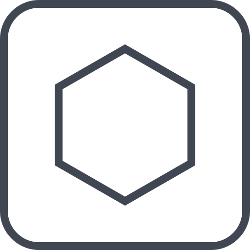 zeshoek Generic outline icoon