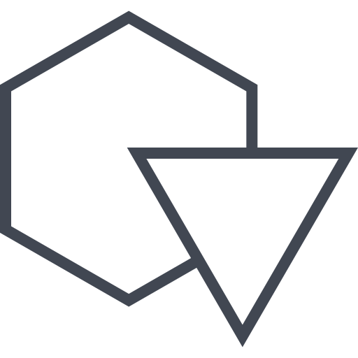 trójkąt Generic outline ikona