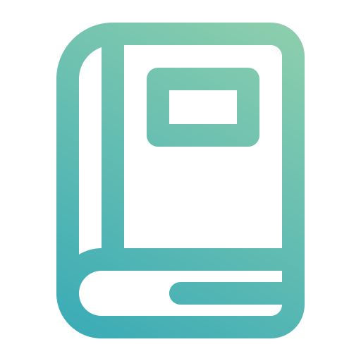 Book Generic gradient outline icon