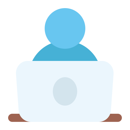 Online Learning Generic color fill icon