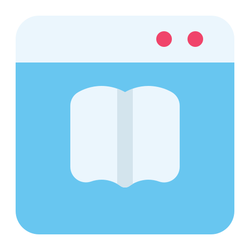 ebook Generic color fill ikona