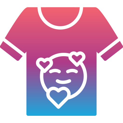 shirt Generic gradient fill icoon