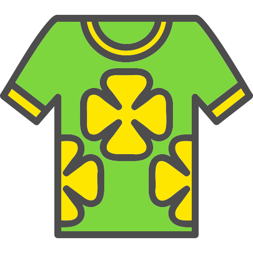 화려한 셔츠 Generic color lineal-color icon