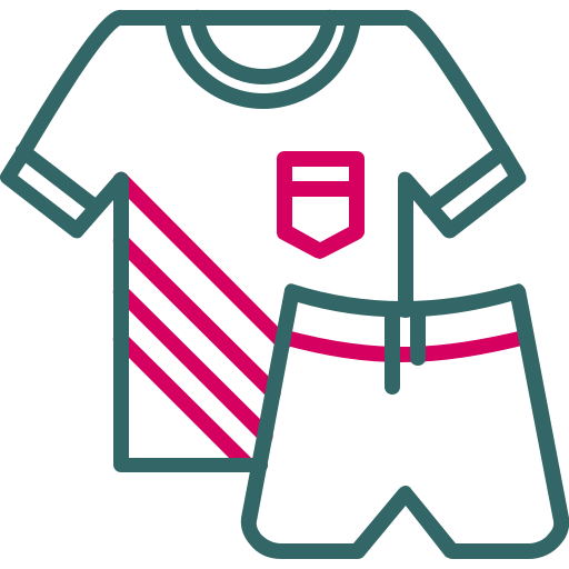 roupa de esporte Generic color outline Ícone
