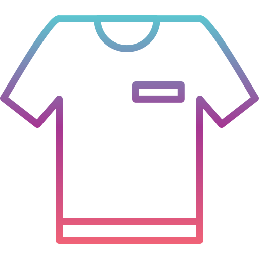 티셔츠 Generic gradient outline icon