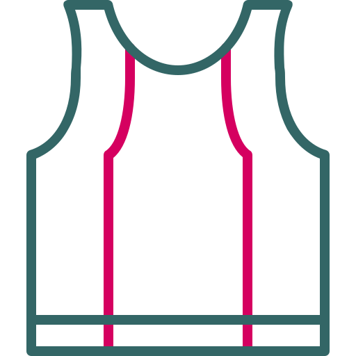onderhemd Generic color outline icoon