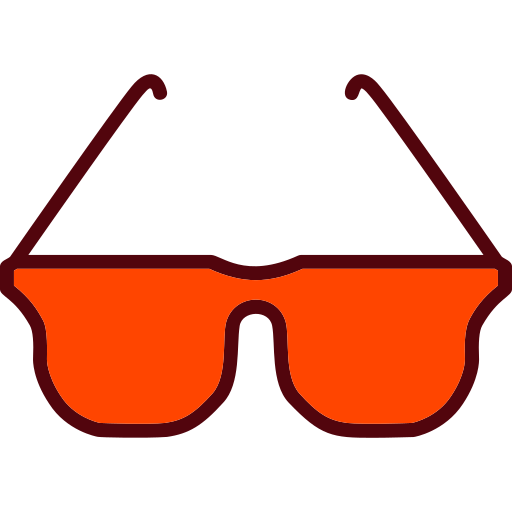 gafas de sol Generic color lineal-color icono