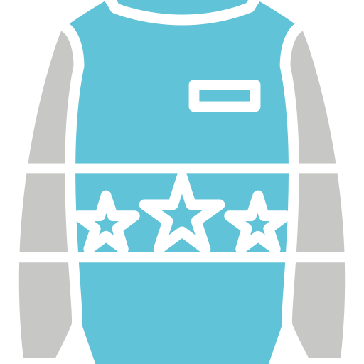 스웨터 Generic color fill icon
