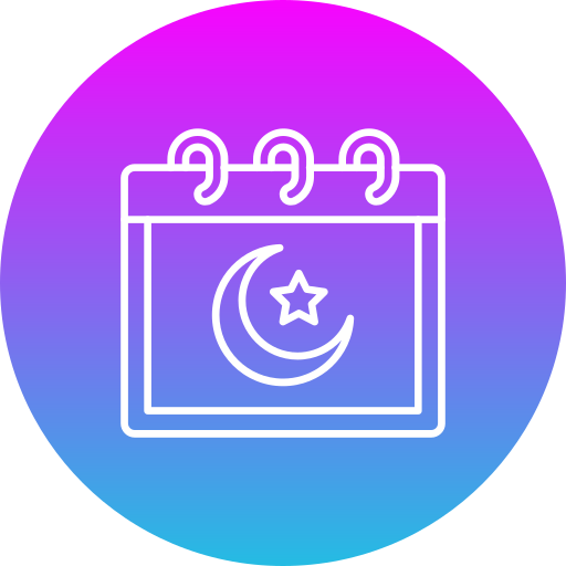 カレンダー Generic gradient fill icon