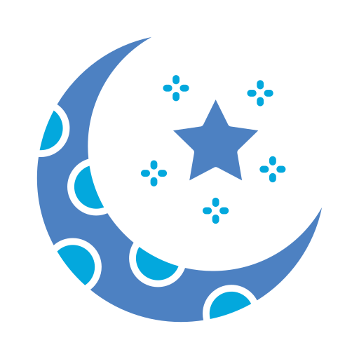 Crescent moon Generic color fill icon