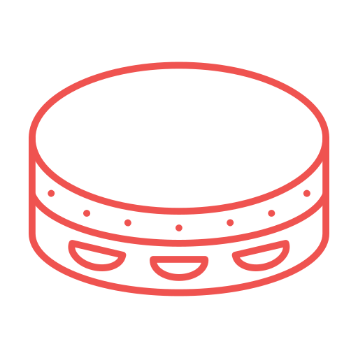 tambourin Generic color outline icon