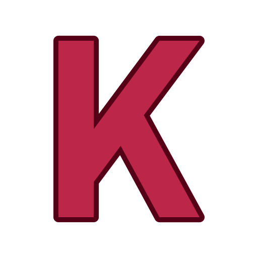 letra k Generic color lineal-color icono