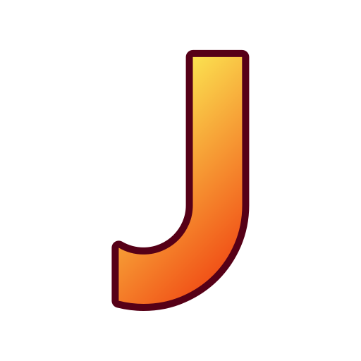 文字j Generic gradient lineal-color icon