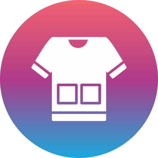 camiseta Generic gradient fill icono