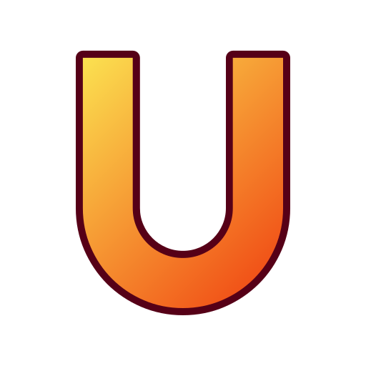 buchstabe u Generic gradient lineal-color icon