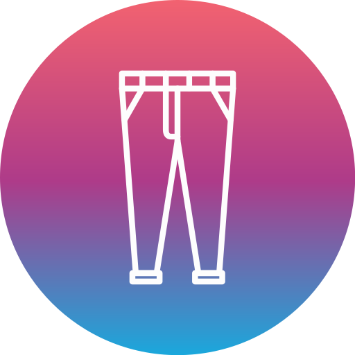 pantalones Generic gradient fill icono