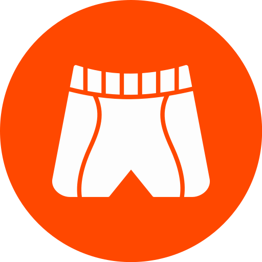 Swim shorts Generic color fill icon