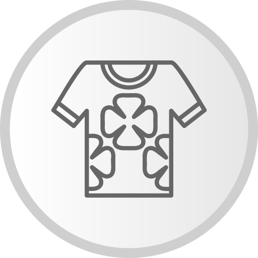 Hawaiian shirt Generic gradient fill icon