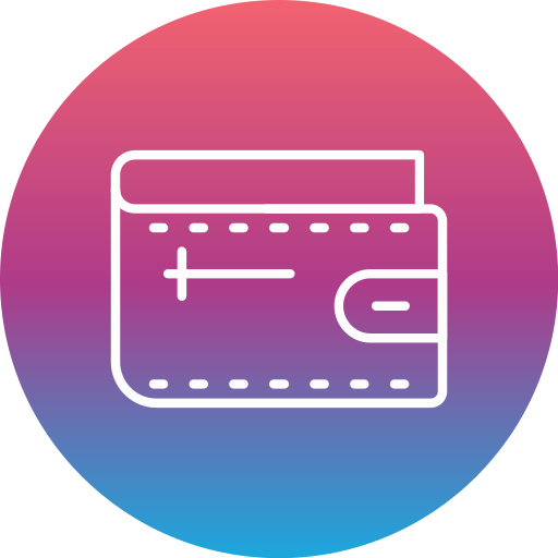 지갑 Generic gradient fill icon