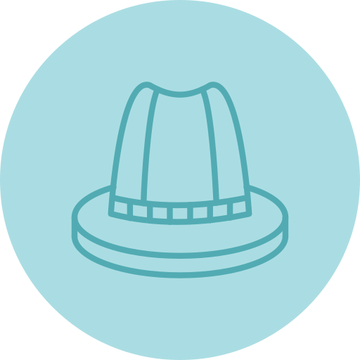 Top Hat Generic color fill icon